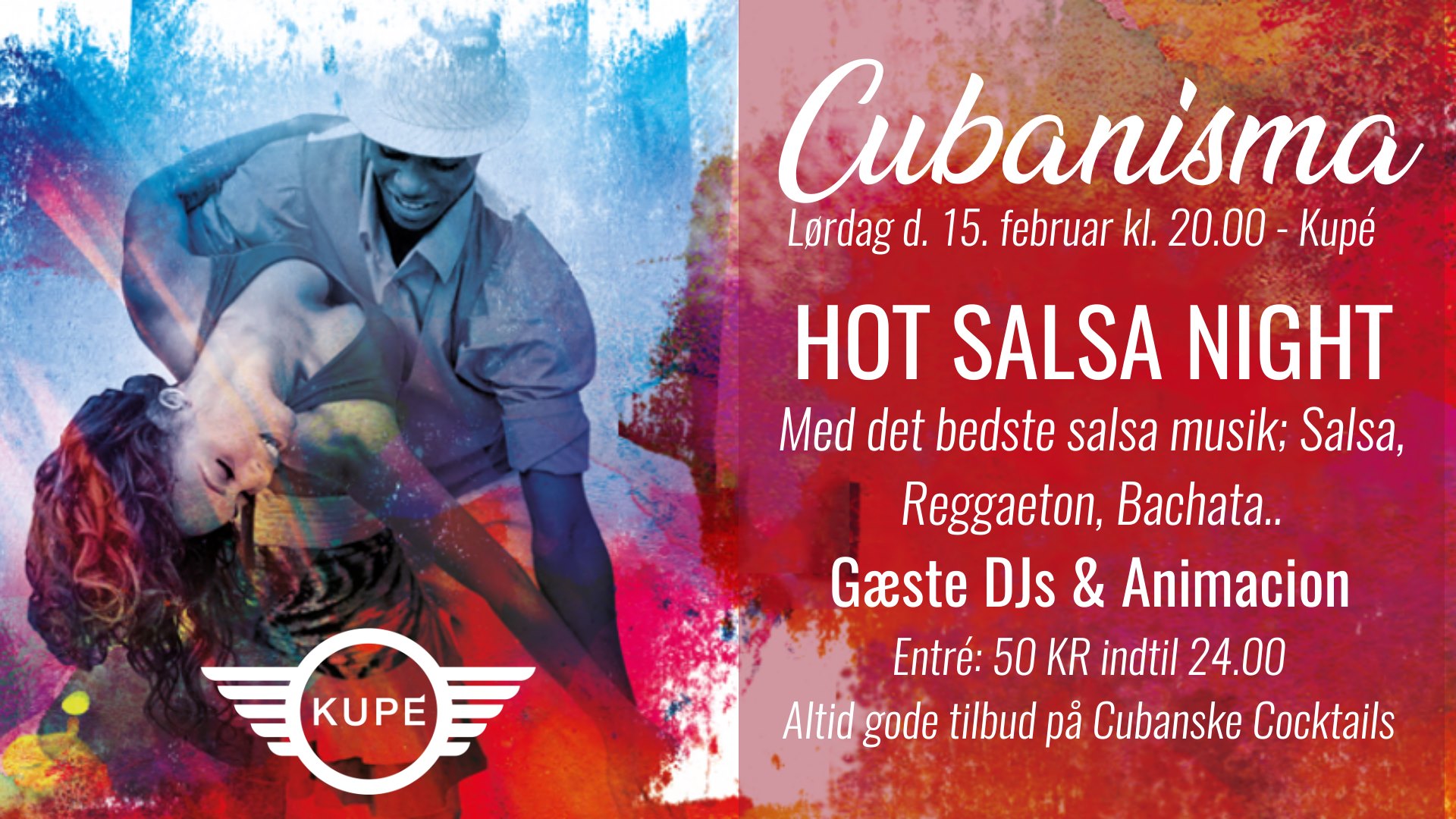 The REAL Latin Party på Kupé med Cubanisima