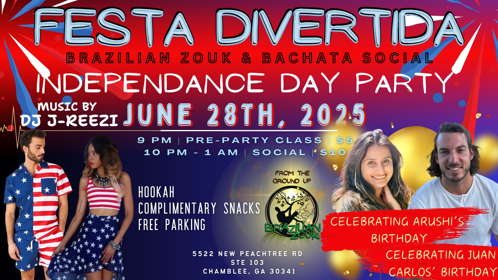 Festa Divertida ZOUK + ๐ค BACHATA Social