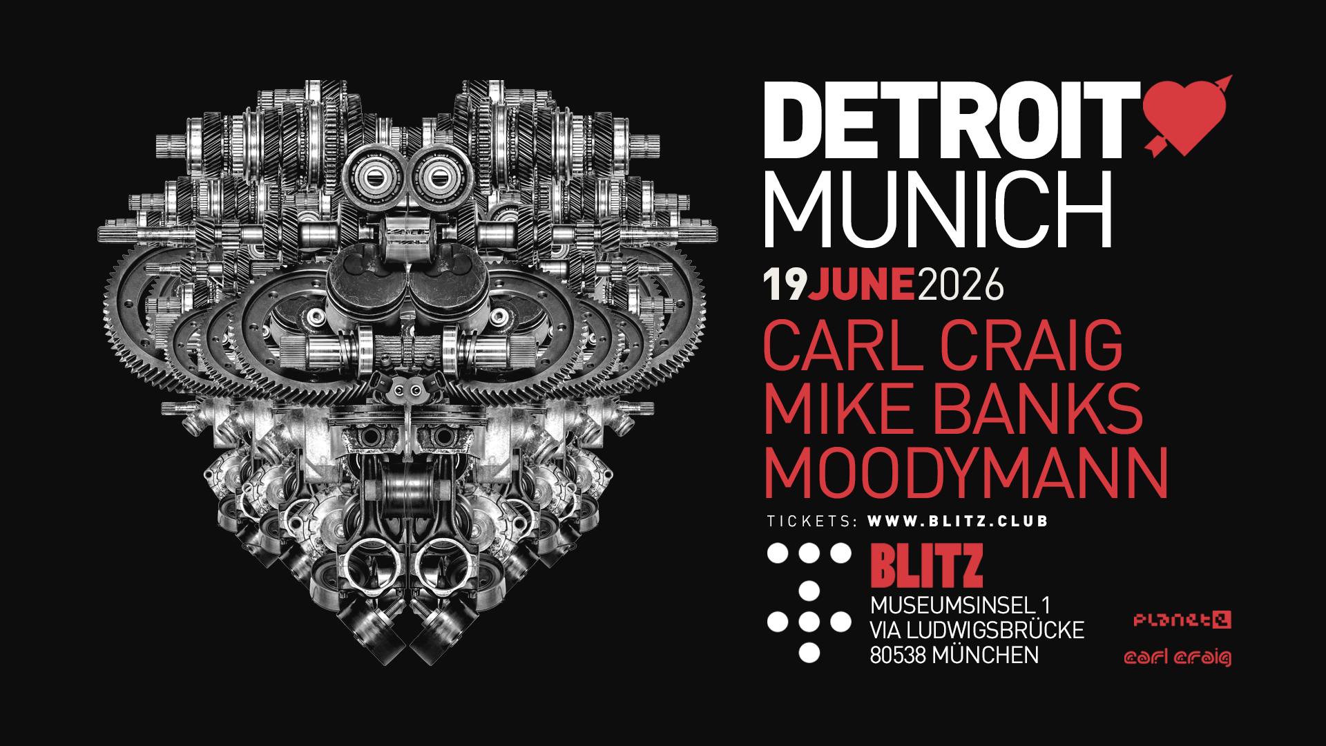 DETROIT LOVE with Carl Craig, Mike Banks, Moodymann