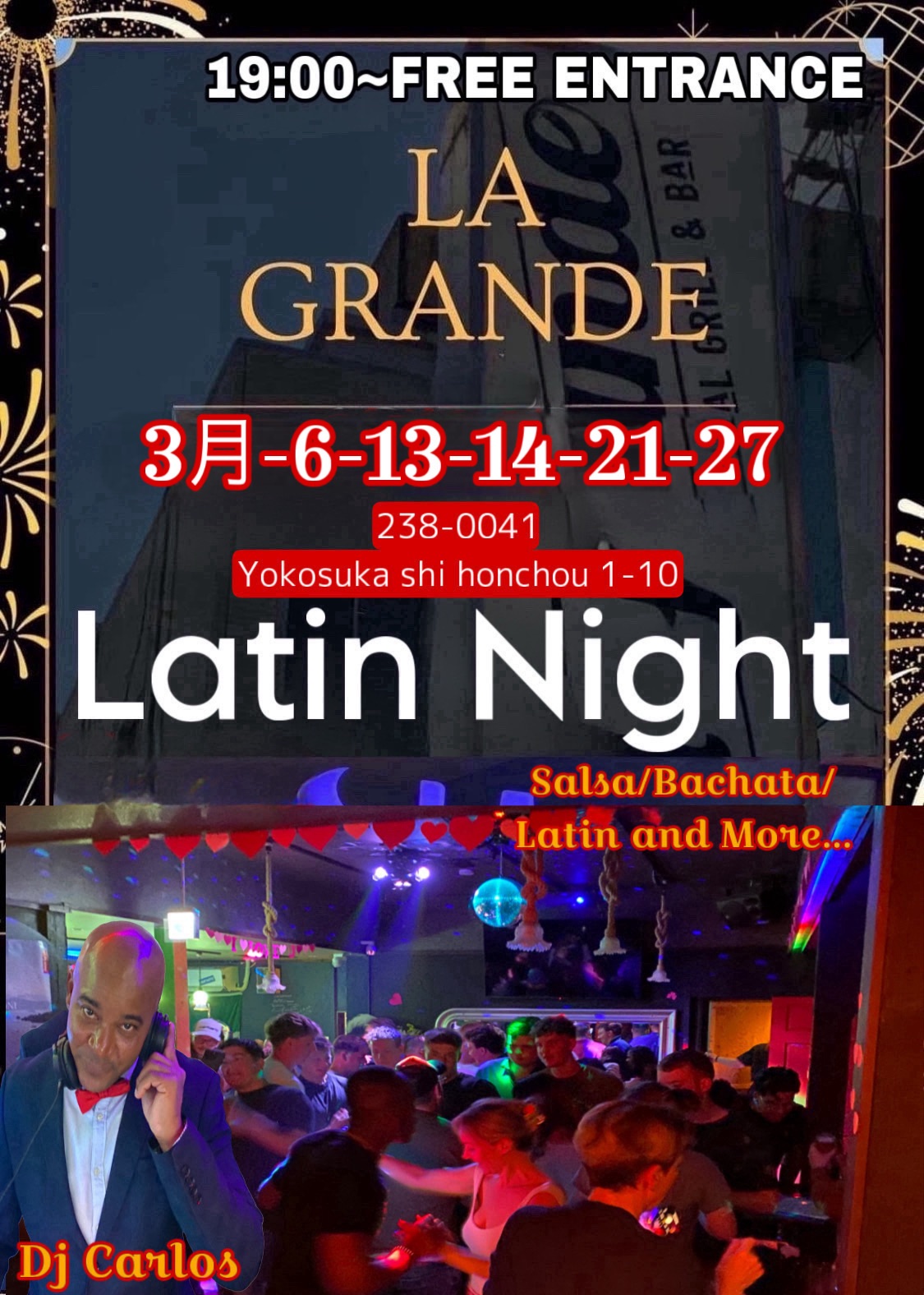 YOKOSUKA LATÍN NIGHT💎! Free Entry!!
