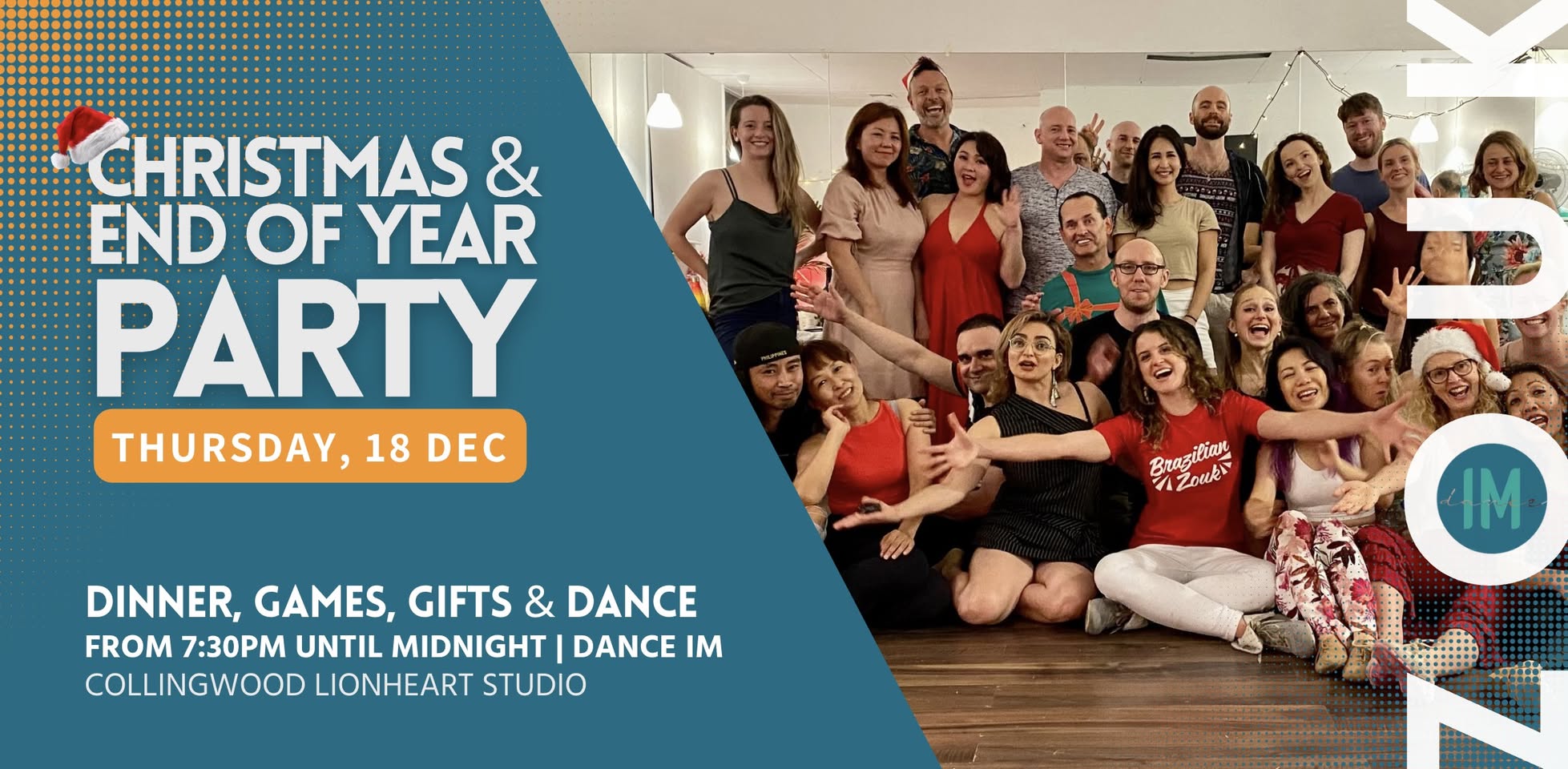 DanceIM's Christmas & End of Year Zouk Party!