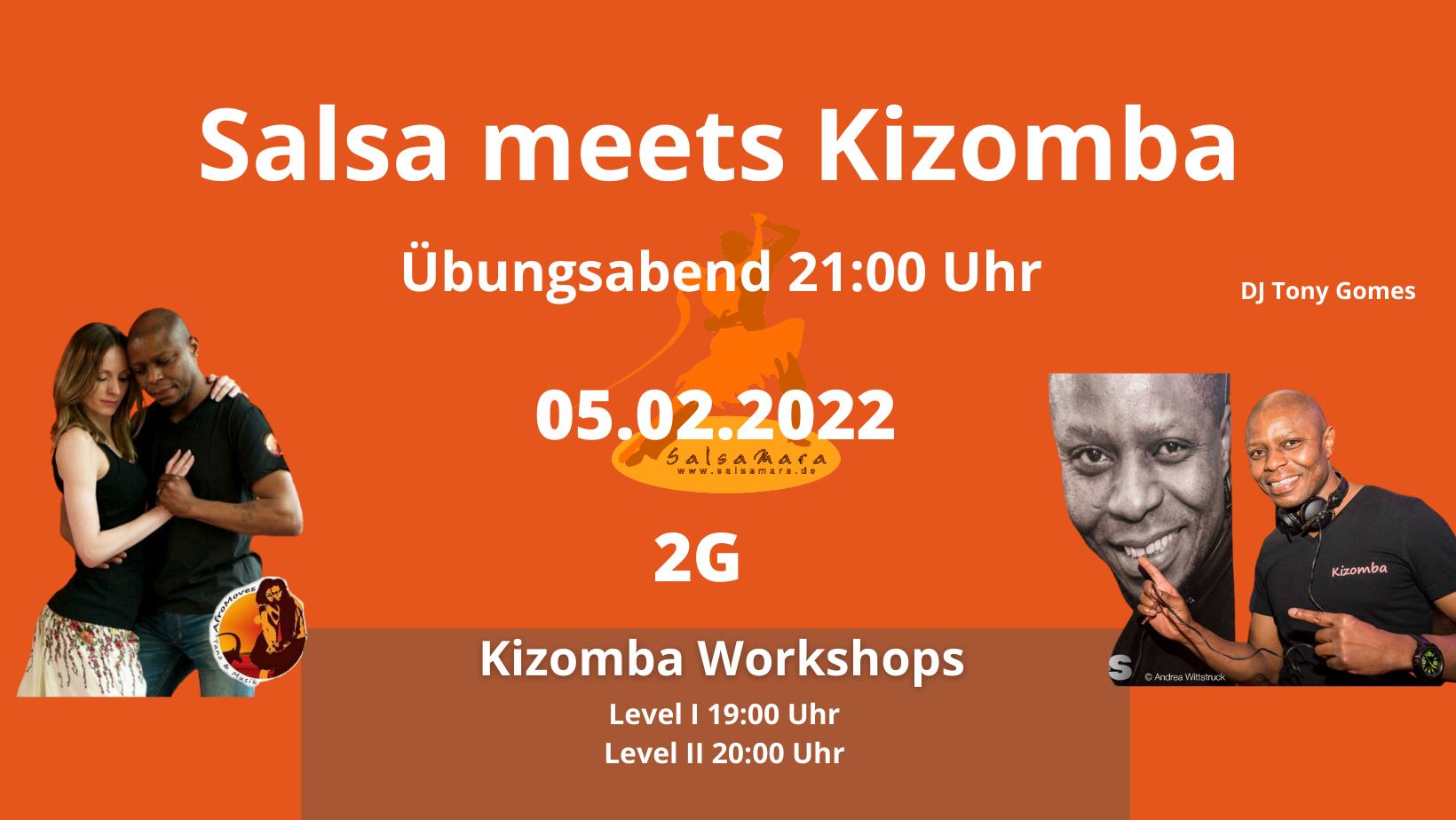 Salsa meets Kizomba Übungsabend