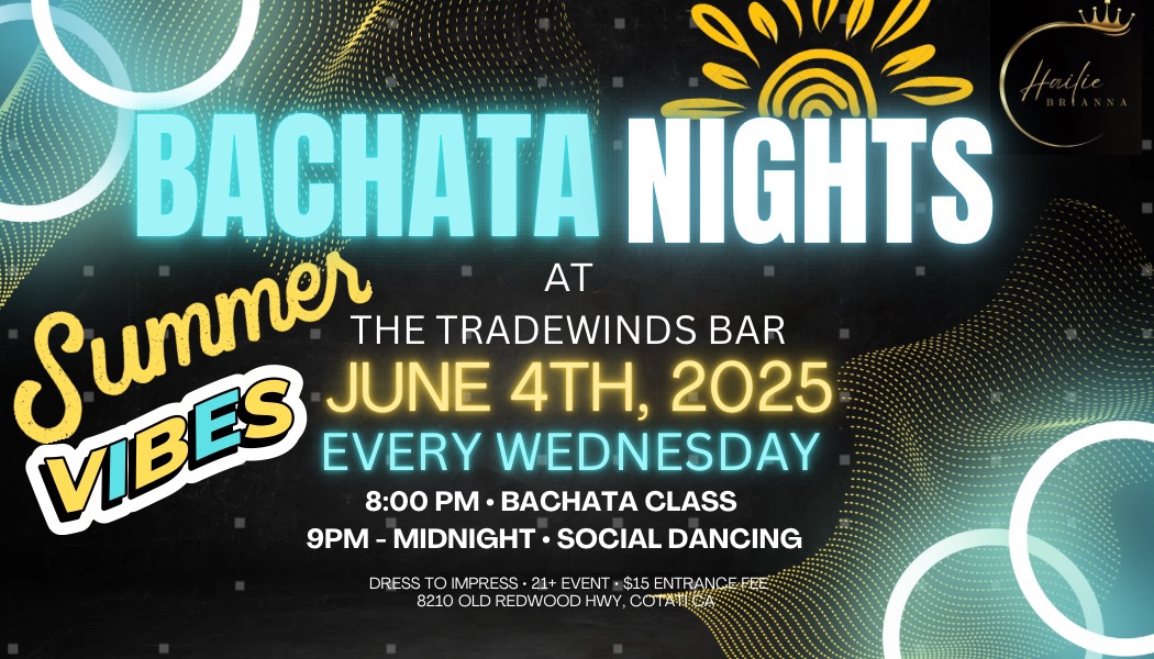 BACHATA NIGHT @ TRADEWINDS BAR!