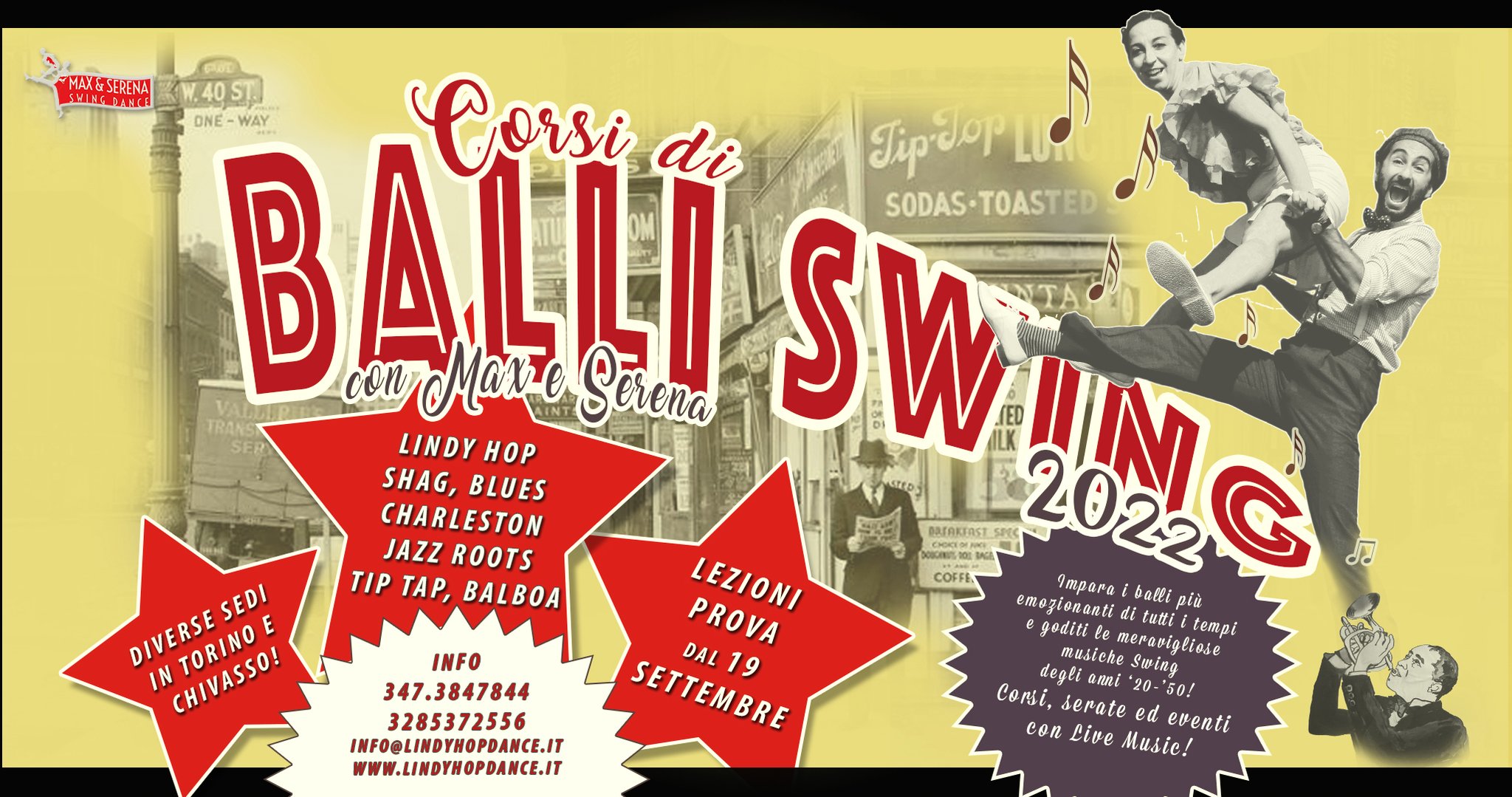 BALLI SWING a TORINO E CHIVASSO