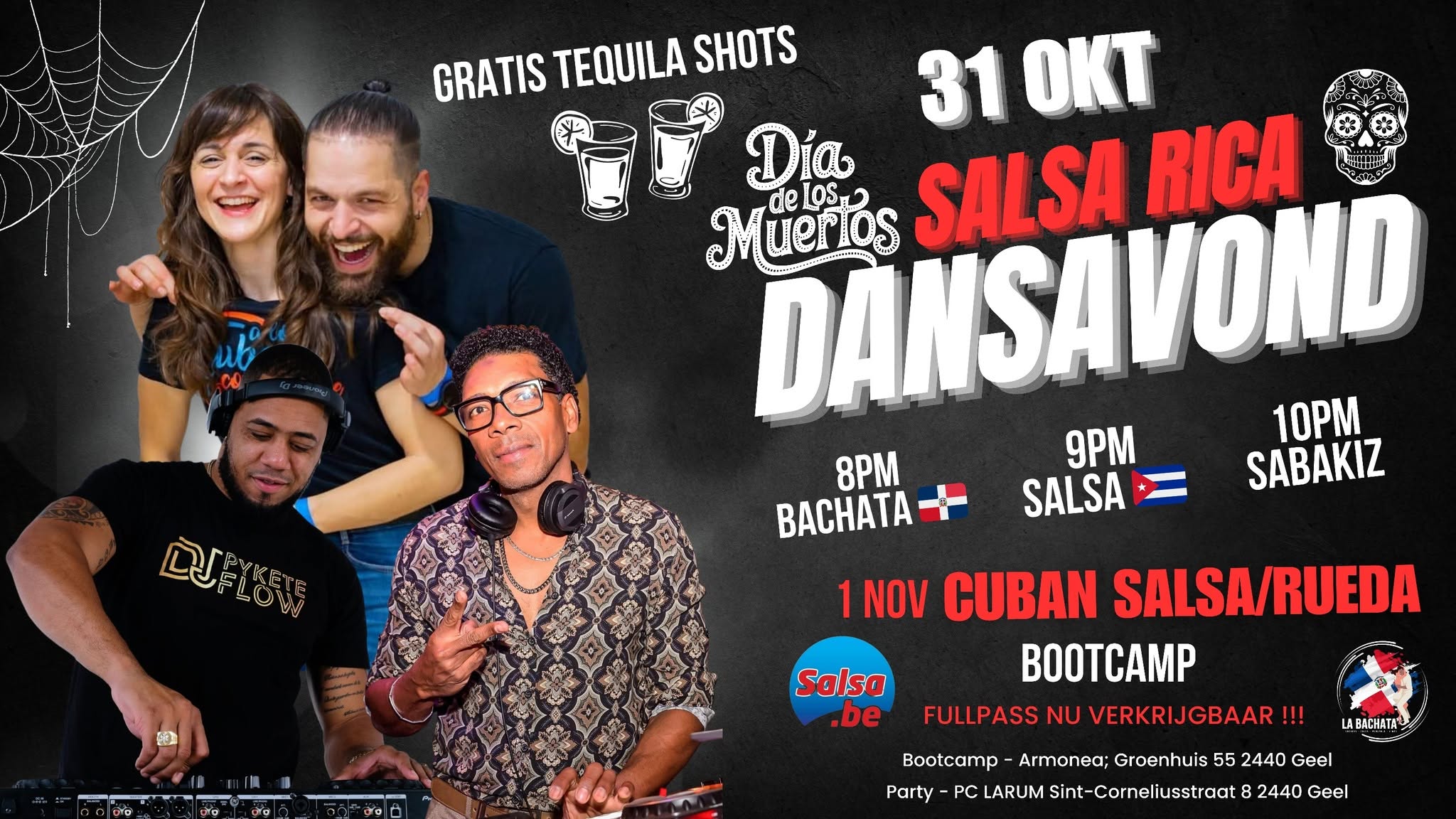 Salsa Rica Día De Los Muertos Dansavond