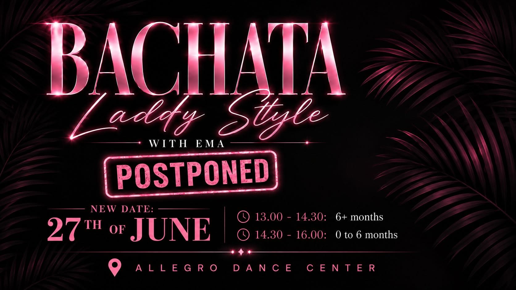 BACHATA LADY STYLE WORKSHOPS With Ema June 20th