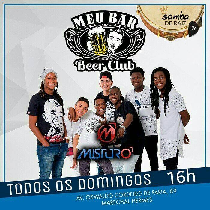 É Hoje Roda de Samba do Misturô no MEU BAR BEER CLUB.