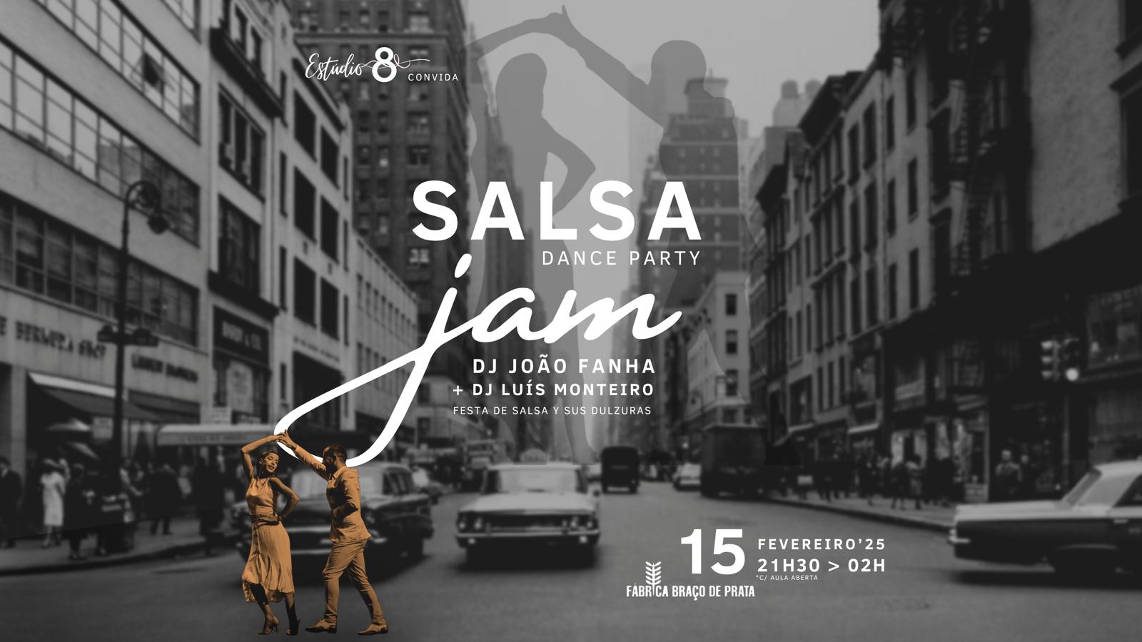 SALSA JAM Dance Party Estúdio 8 e DJ João Fanha na Fábrica do Braço de Prata (c Luis Monteiro)