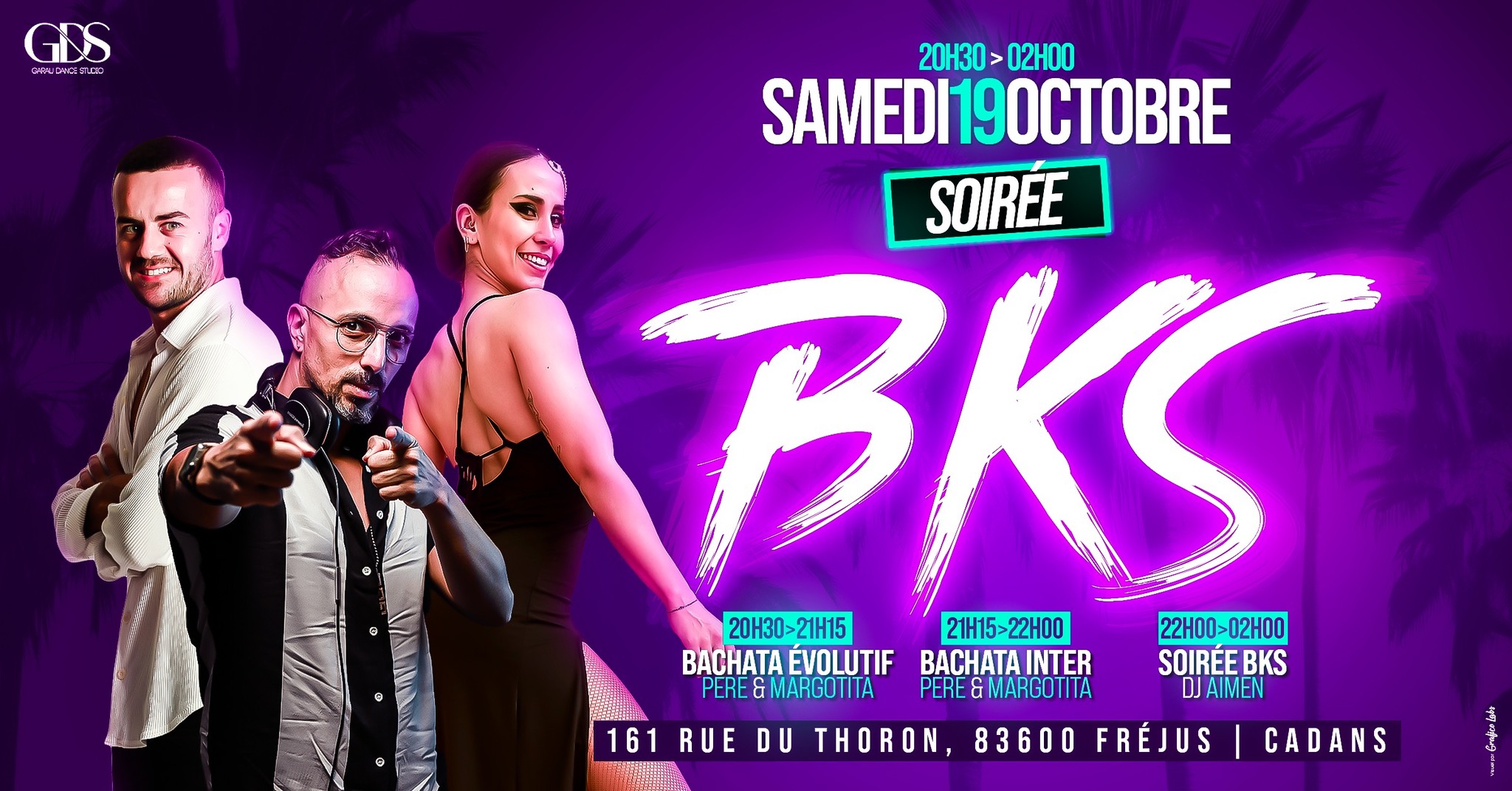 Soirée BKS 💜 Bachata Kizomba Salsa ✨