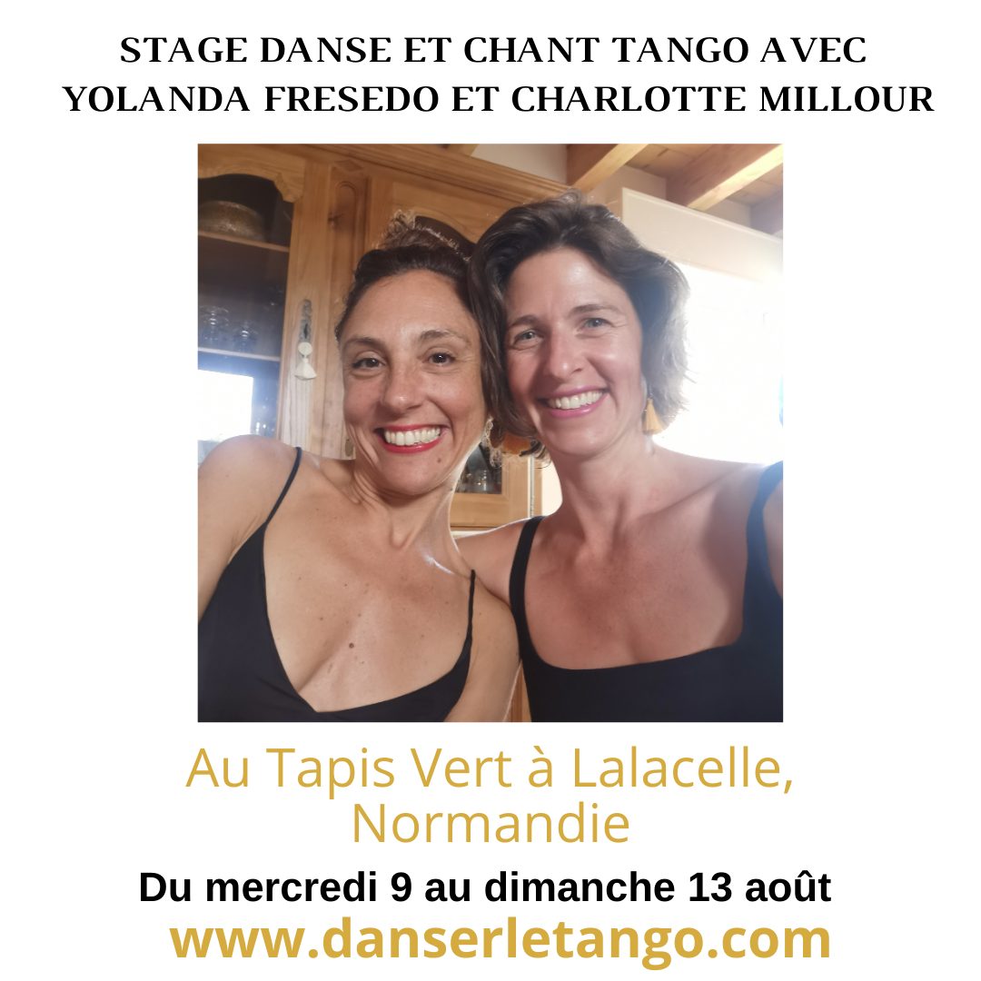 Stage de chant et danse Tango en août en Normandie
