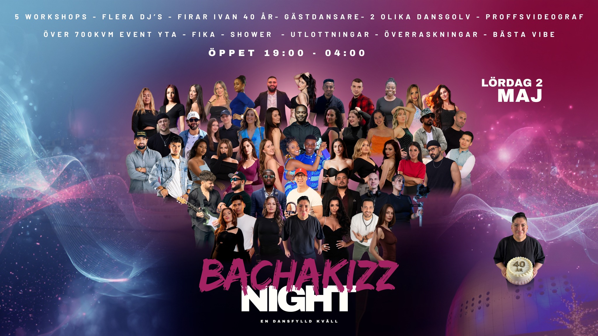 3rd Edition! Bachakizz Night - Lördag 2 maj
