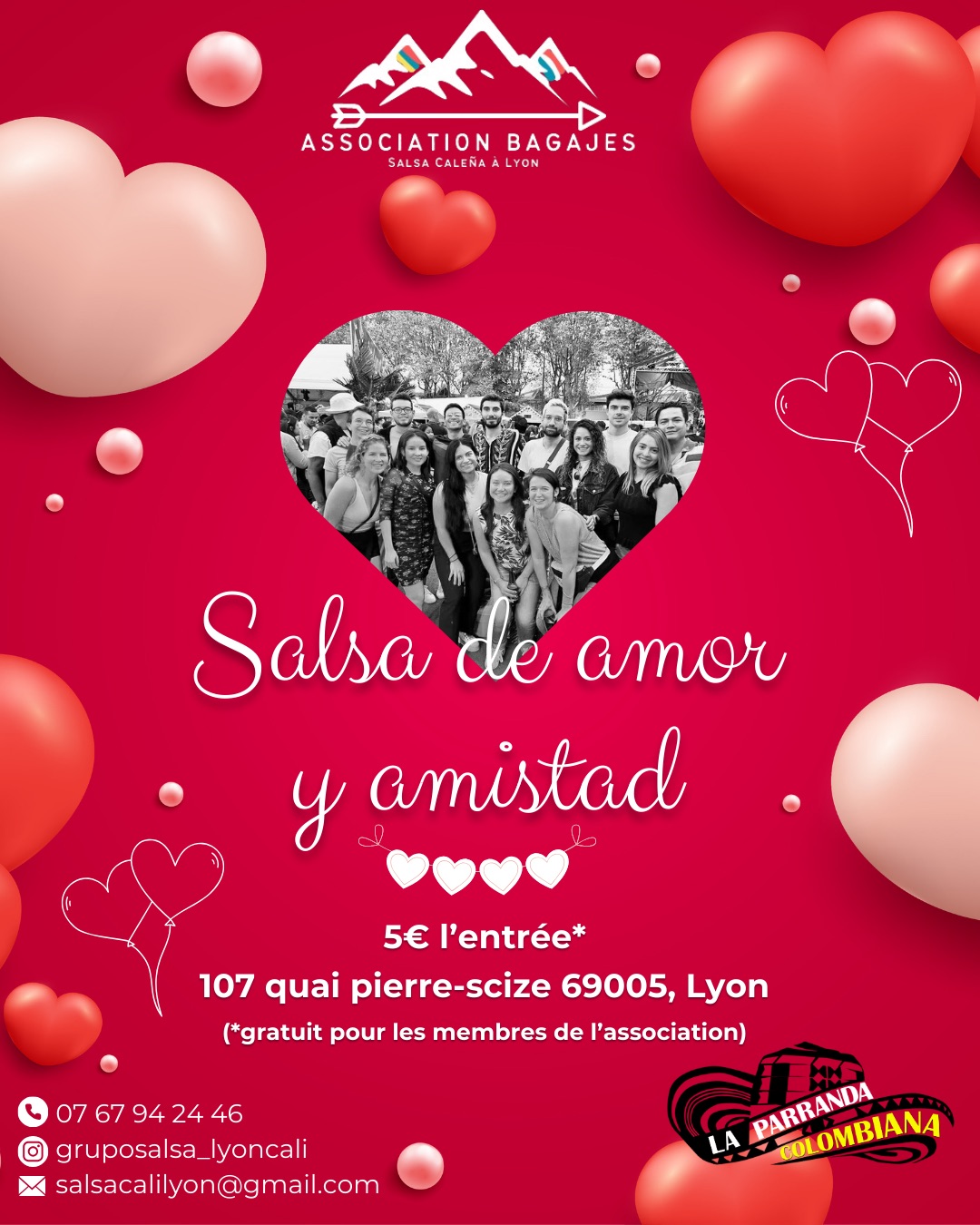 FÊTE DE SAINT-VALENTIN! Salsa de amor y amistad ❤️🔥