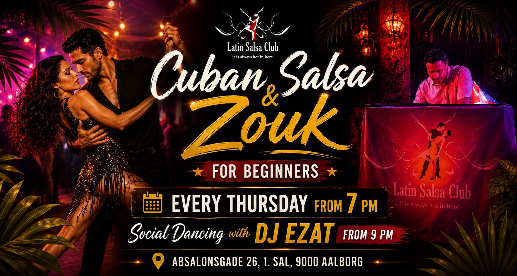 Cuban Salsa & Brazilian Zouk For Beginners & Social Dancing