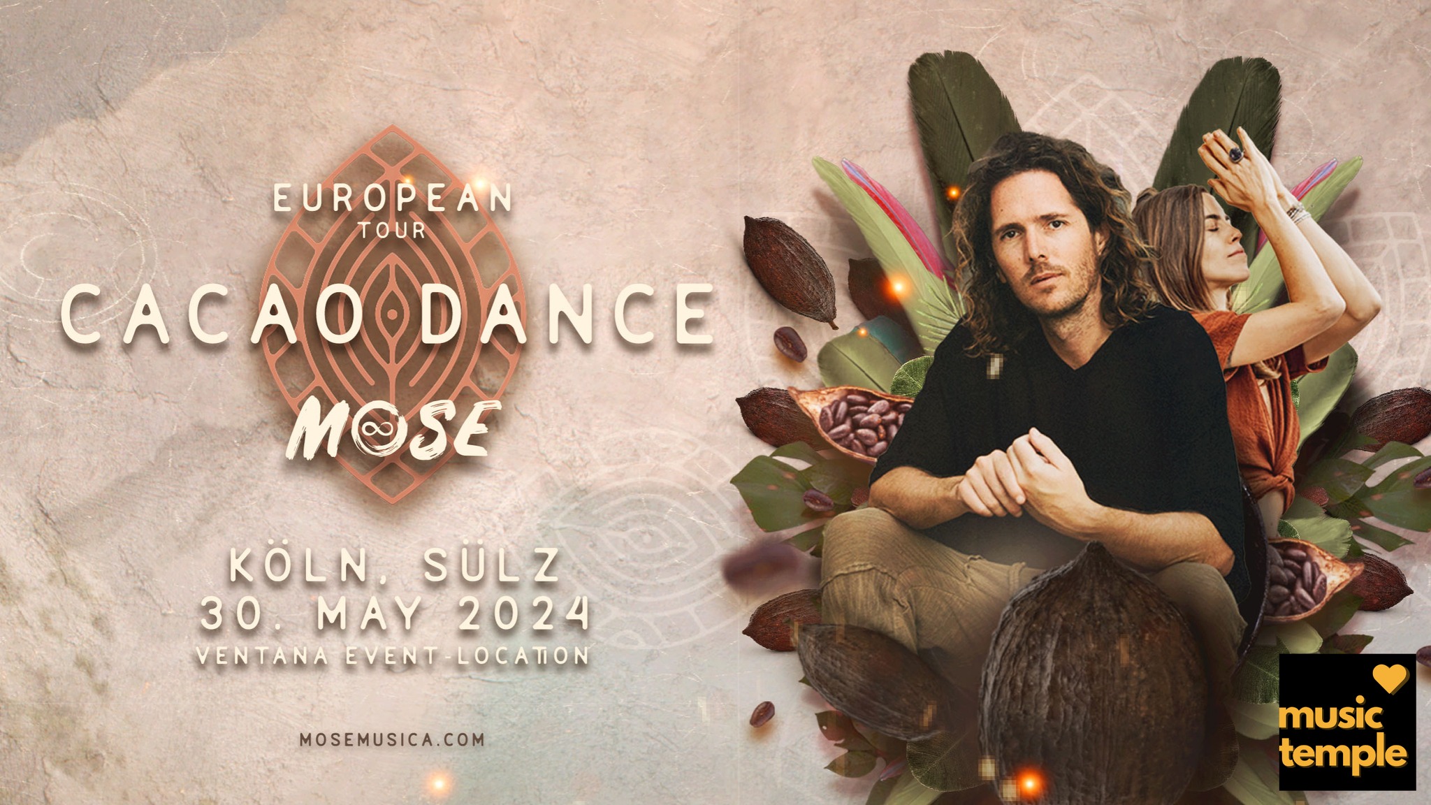 Mose - Cacao Dance x Yoga x Internal Flight Breathwork Immersion - Live in Koeln - Europe Tour 2024