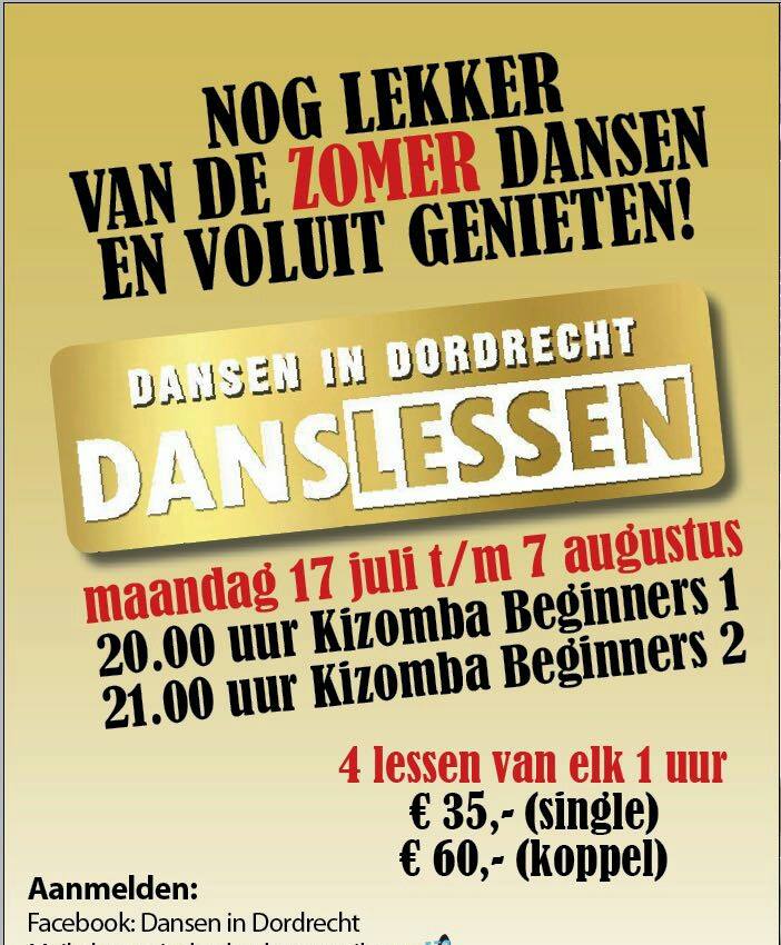Kizomba Zomercursus Dordrecht
