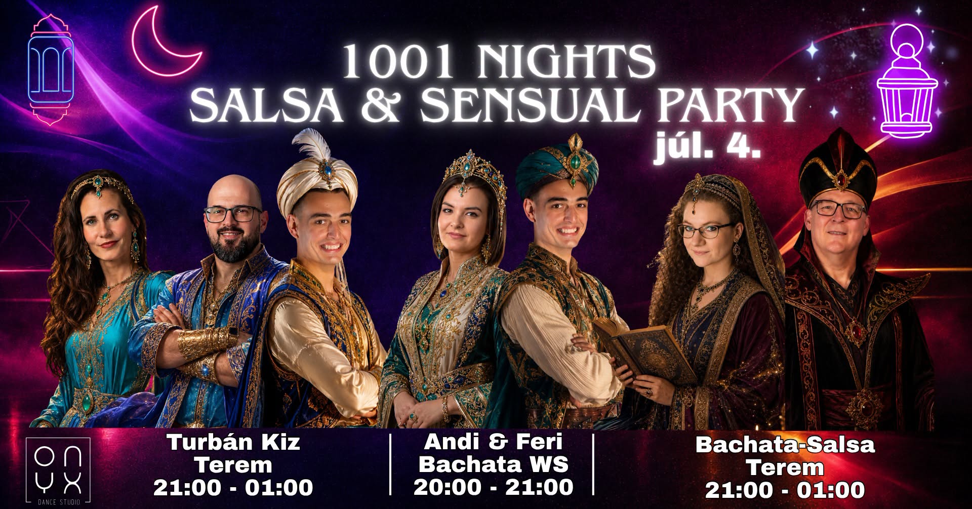 ✨🌙 1001 Nights Salsa & Sensual Party 🕌✨