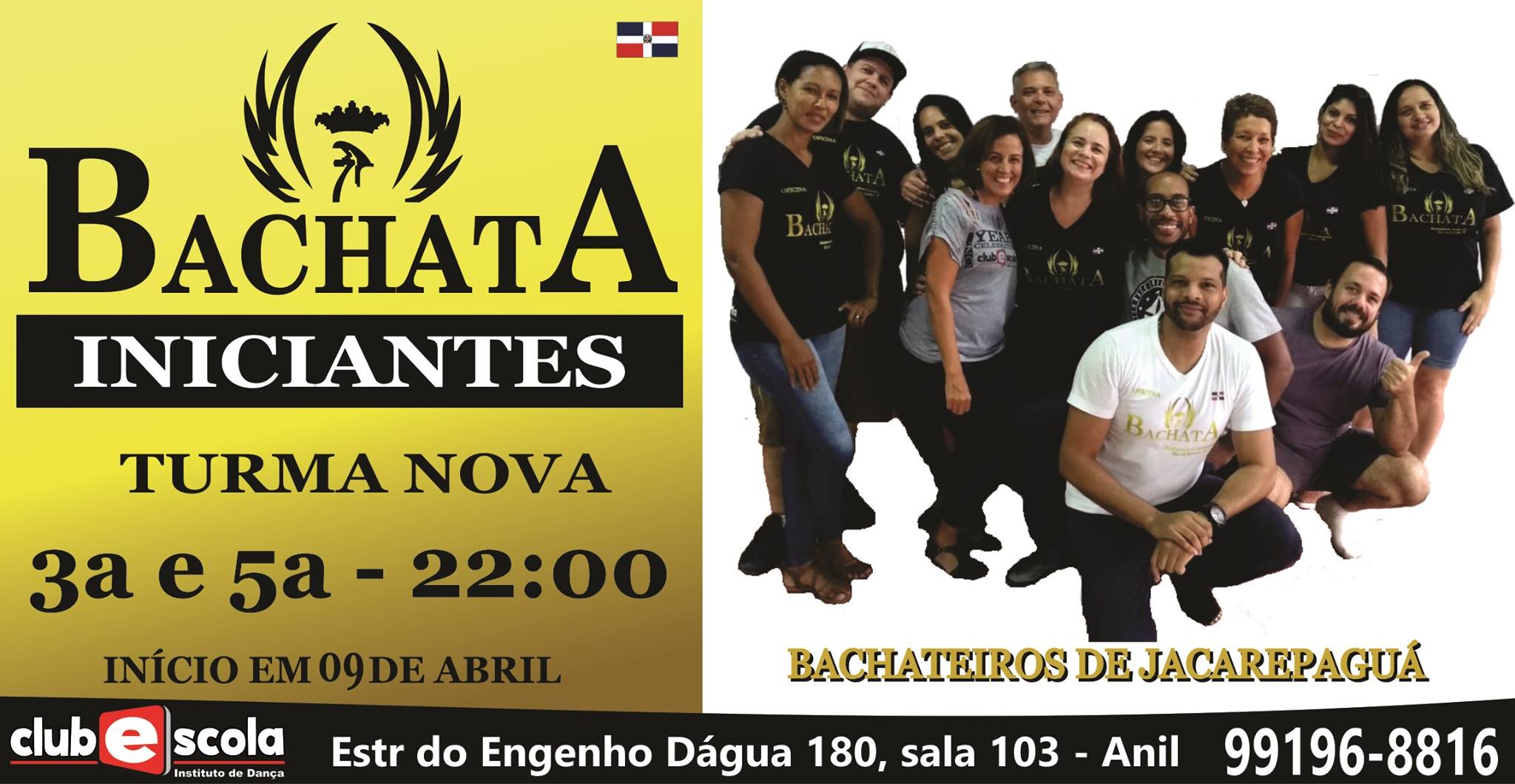 Bachata - Turma nova Iniciantes nivel zero