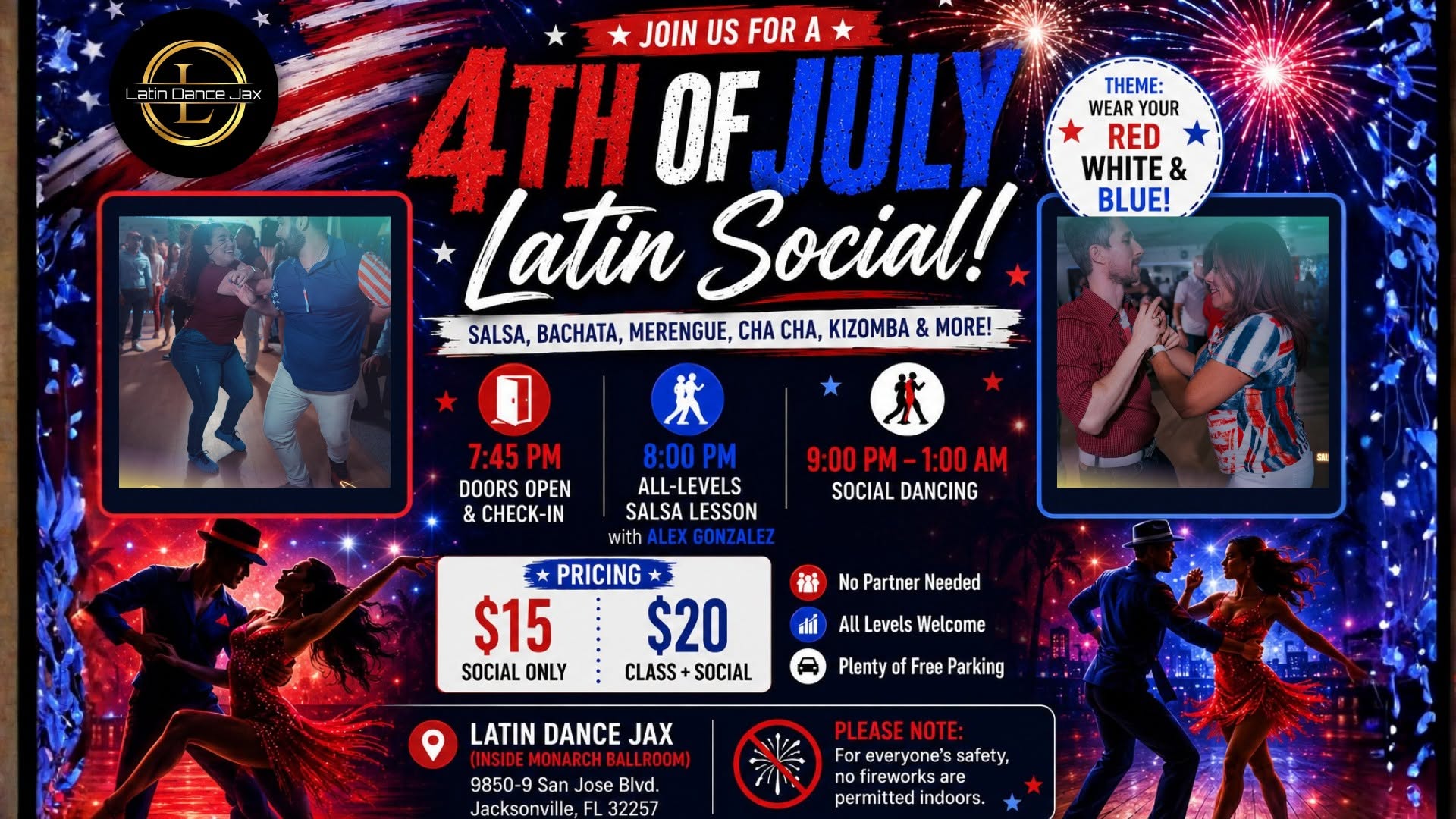 4th of July: Latin Dance Social - LDJ