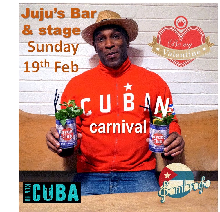 Cuban Carnival Valentines with Cuban Combination & Key To Cuba