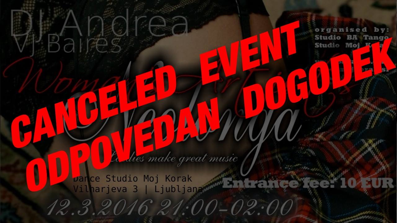 Woman's Artists Neolonga - CANCELLED ODPOVEDANO