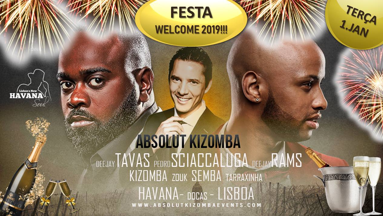 Terças Absolut Kizomba at Havana - Festa welcome 2019