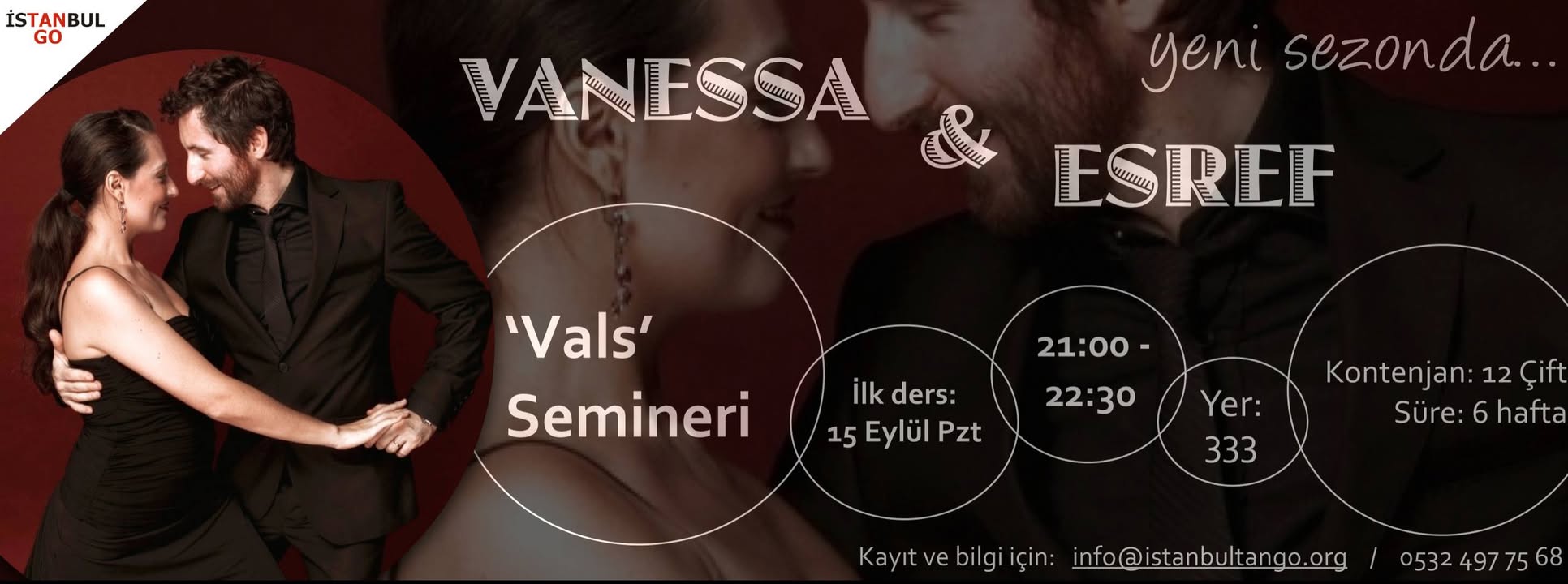 Vanessa & Eşref ile "Vals" semineri