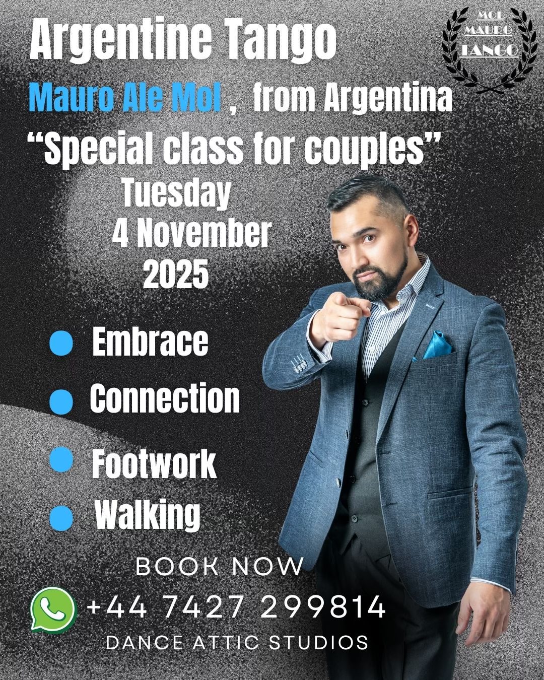 Fundamentals Argentine Tango in Fulham Tuesday 4 November