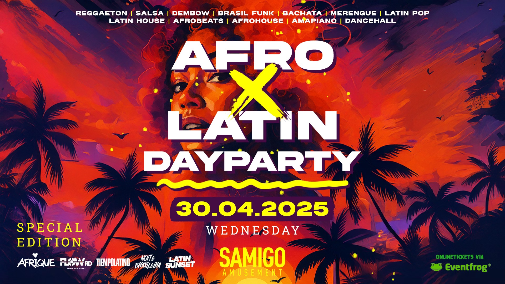AFRIQUE x LATIN SUNSET DAYPARTY • SAMIGO