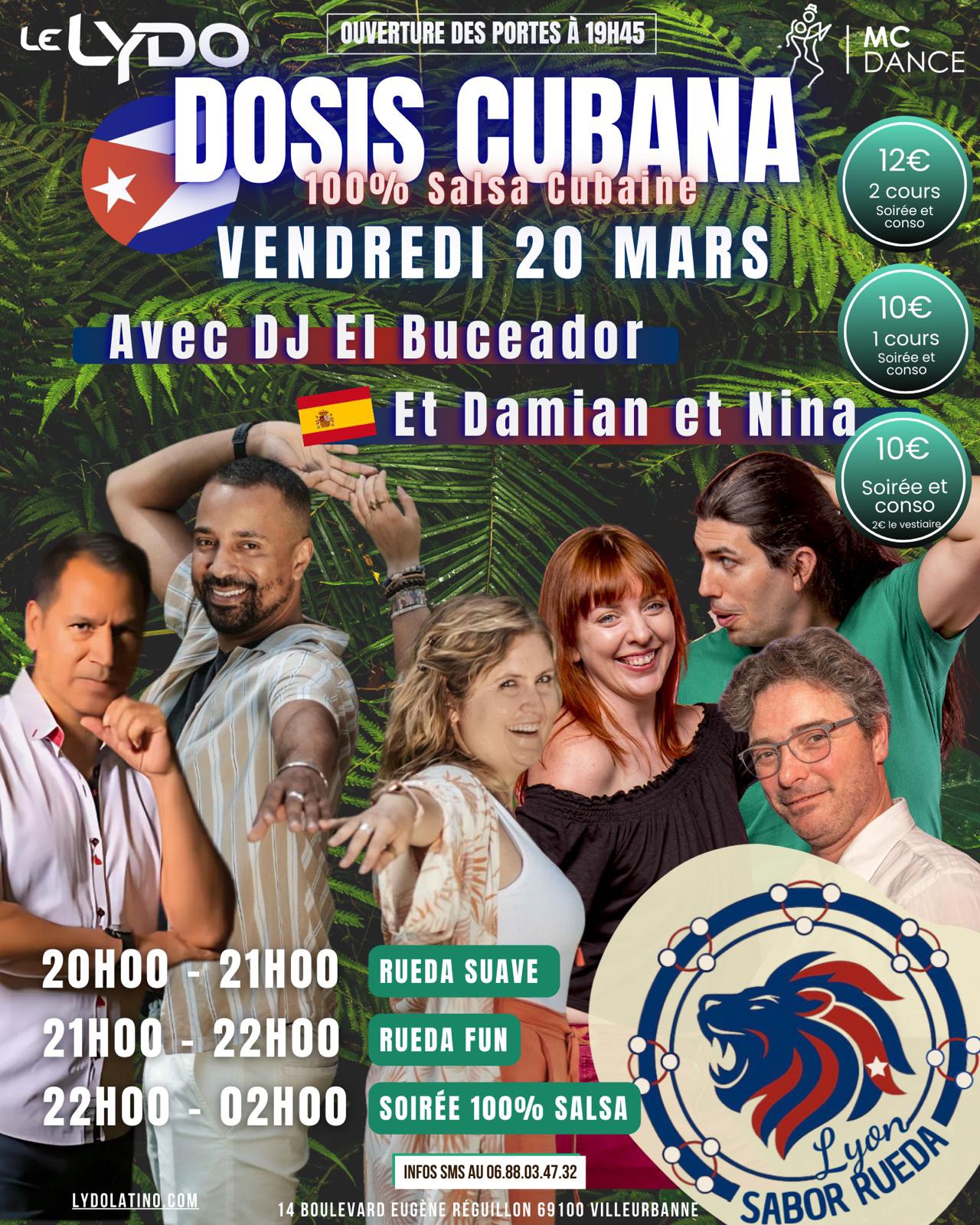 Mensuelle 100% Salsa au Lydo - Lyon Sabor Rueda