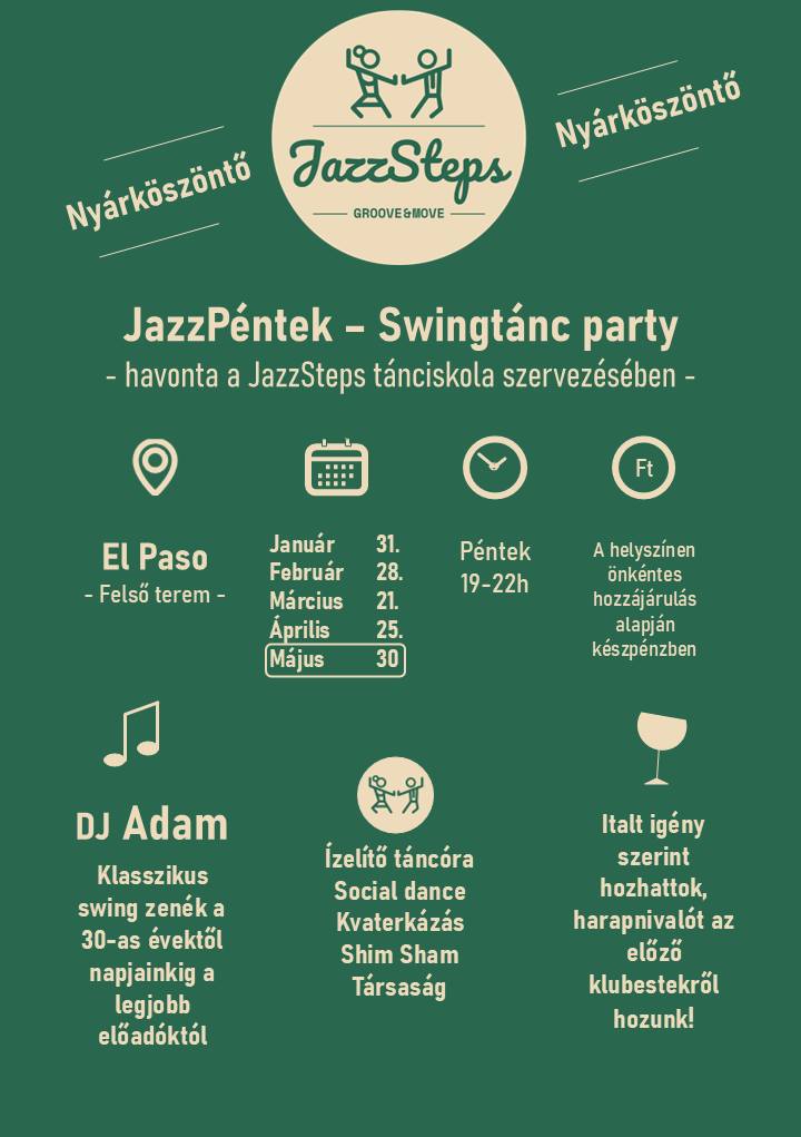 Nyárköszöntő JazzPéntek - Győr - Swingtánc party
