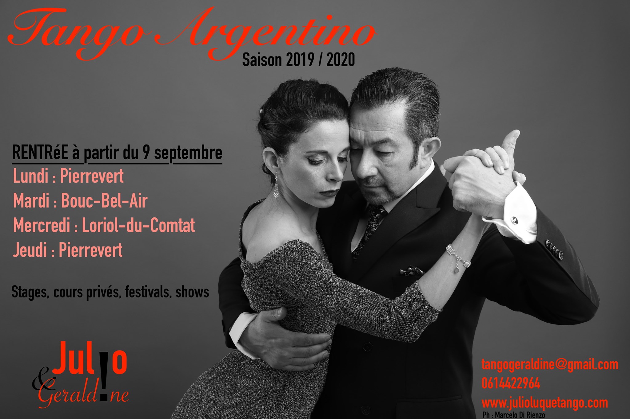 RENTRéE TANGO avec Julio & Géraldine