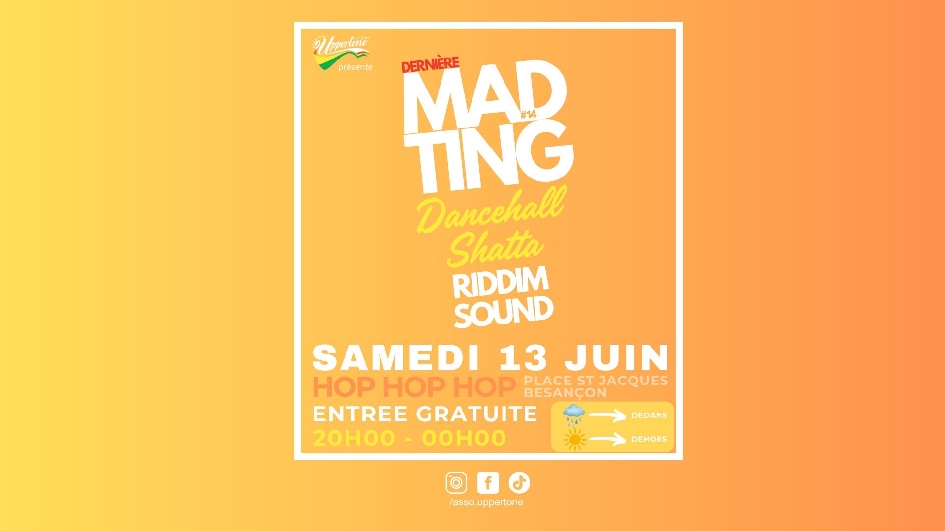 🔥 Dernière MAD TING Dancehall Shatta Uppertone 🔥