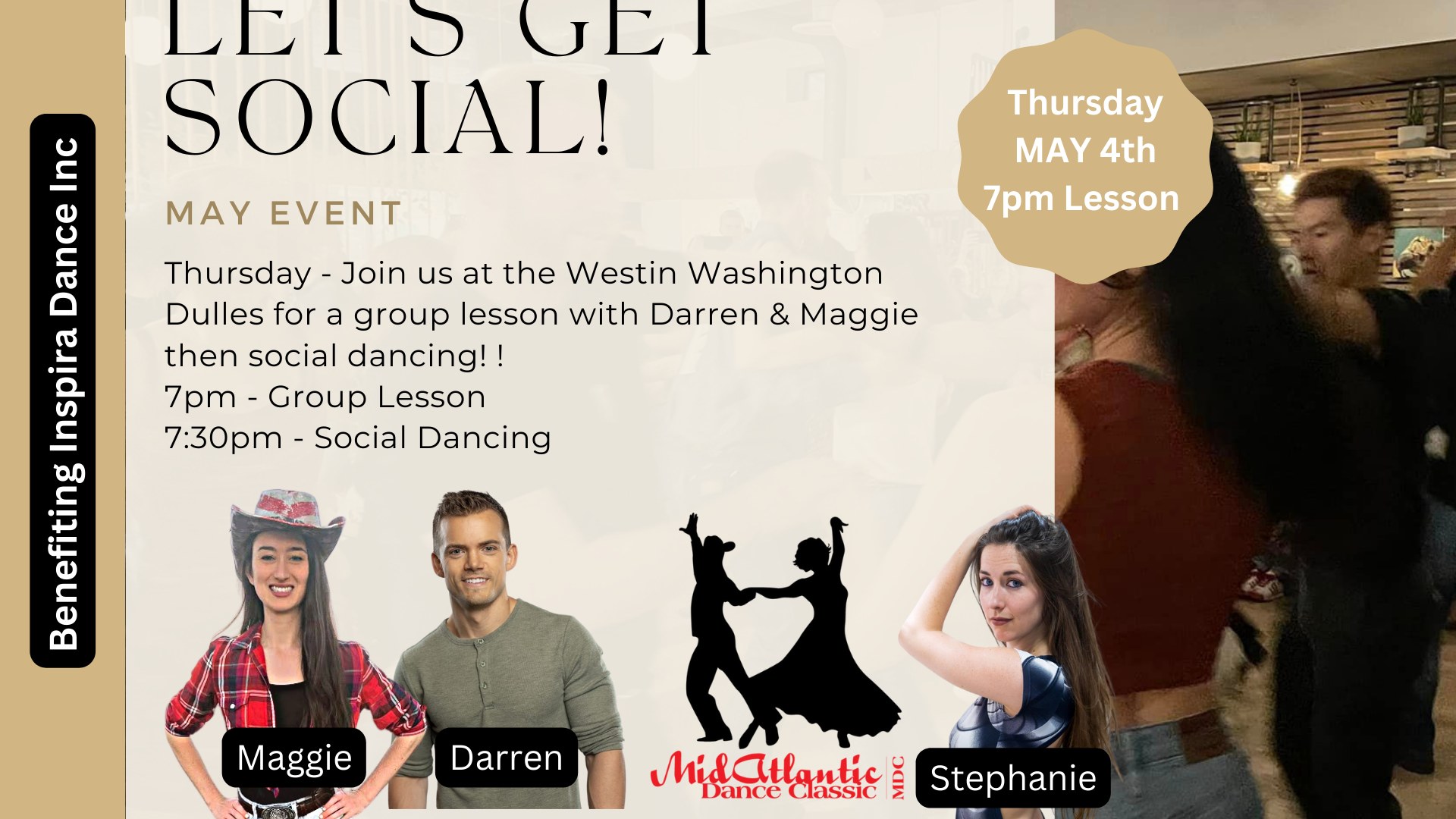 Thursday Night Social Dance Kick Off!