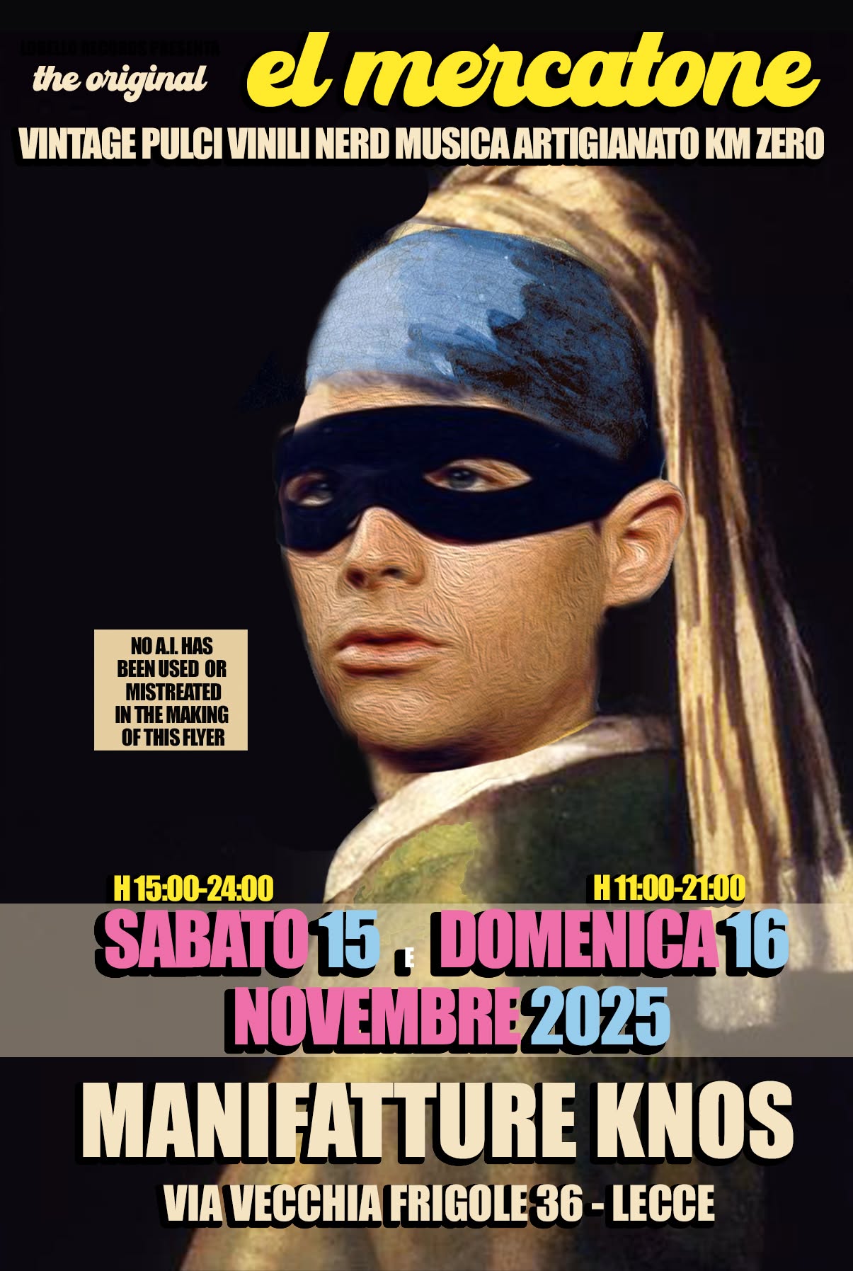 el Mercatone sabato 15 e domenica 16 novembre 2025 @ Manifatture Knos - Lecce