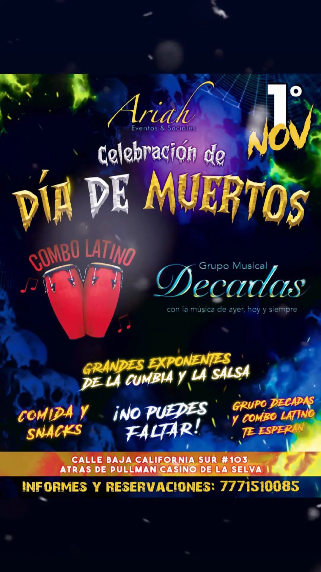 celebración día de muertos