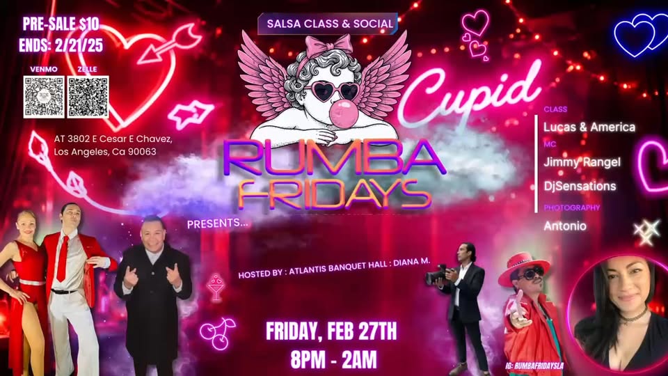 Rumba Fridays : Cupid’s Playground