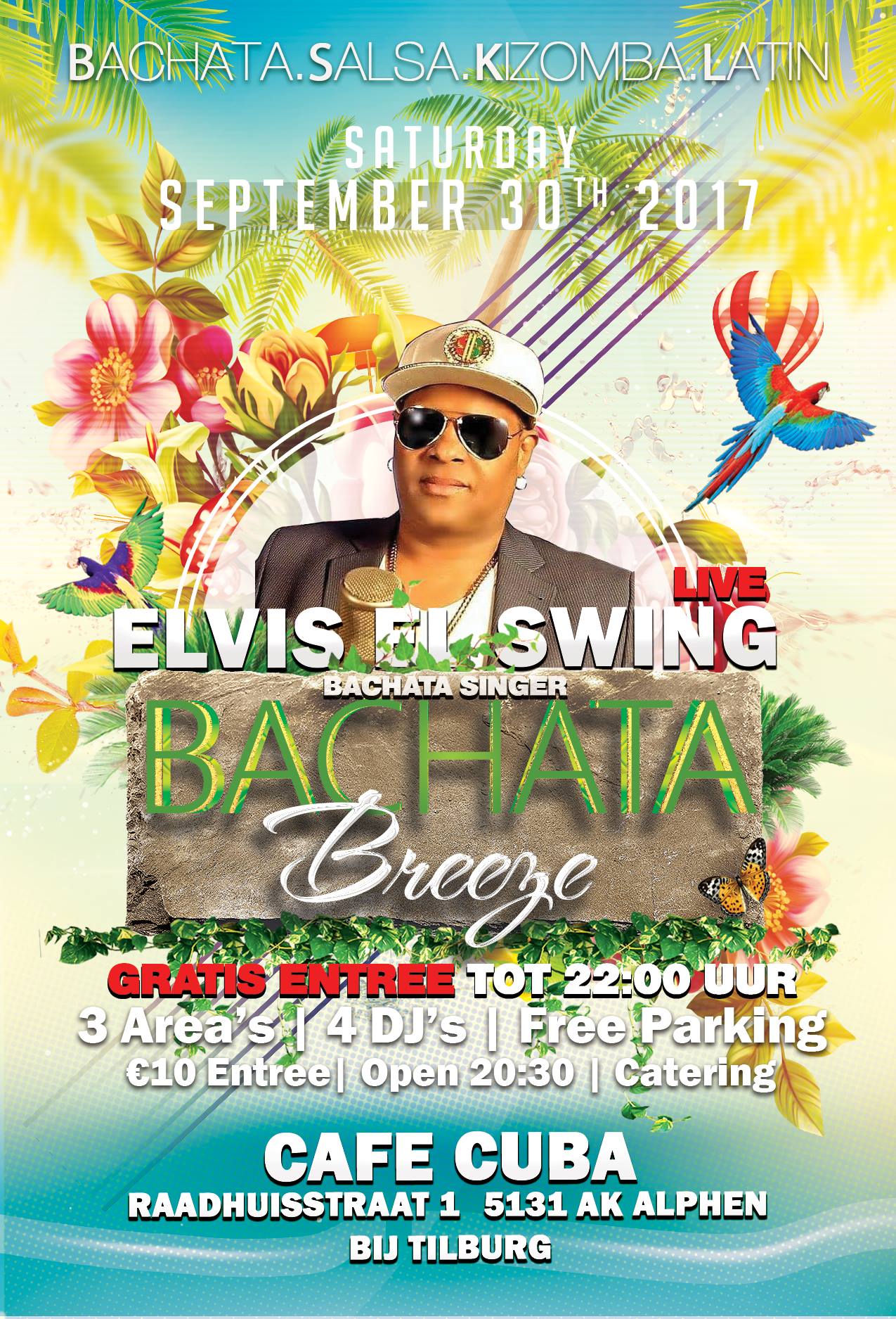 Bachata Breeze 30.09.2017 - Elvis El Swing LIVE