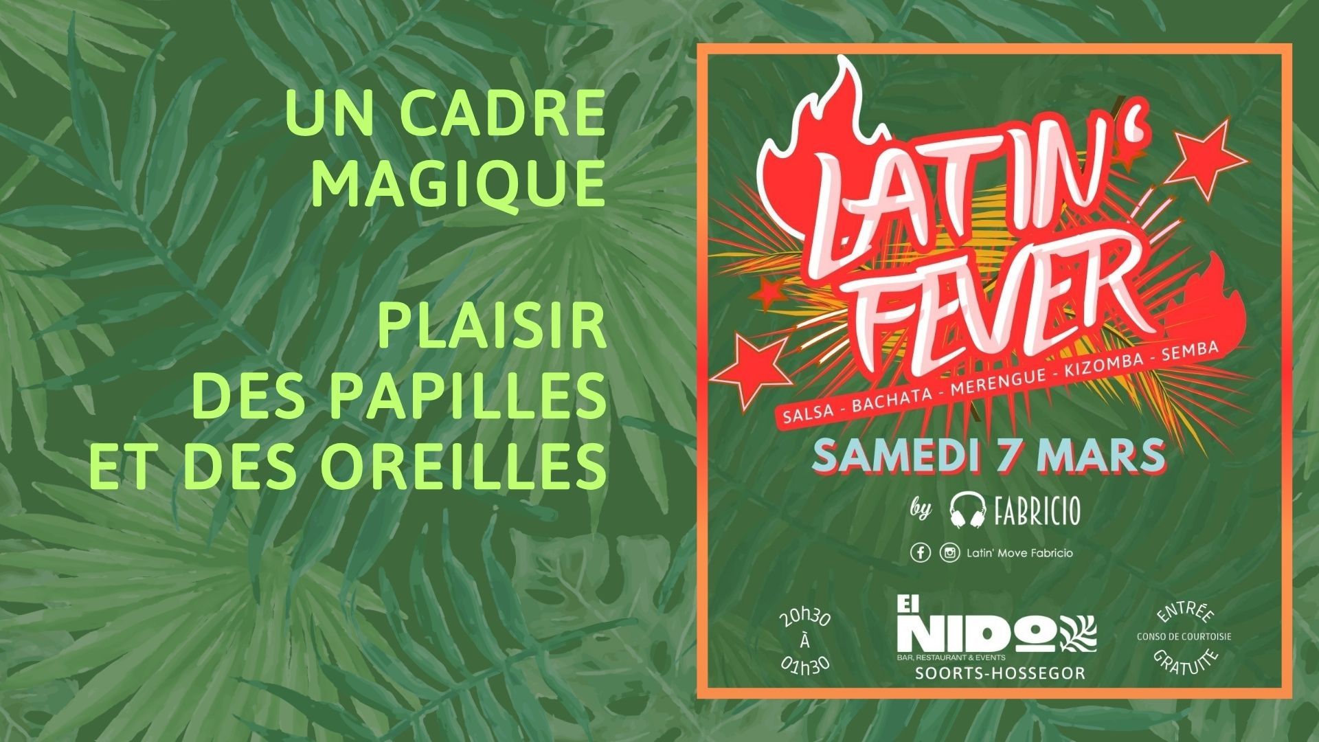 LATIN'FEVER à HOSSEGOR - un cadre magique pour danser