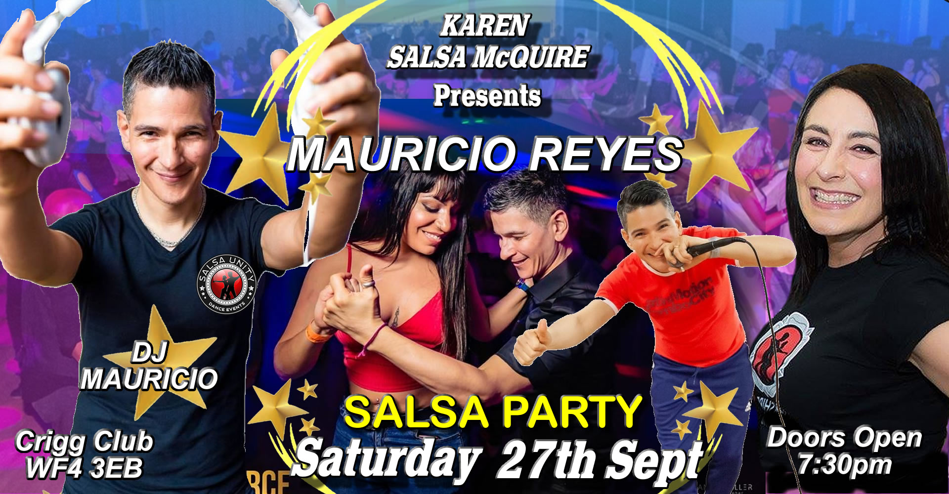 SalsaUnity Salsa Party with ⭐️Mauricio Reyes⭐️