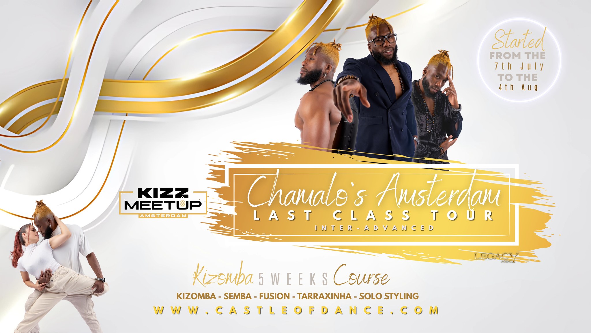 Chamalo’s Amsterdam Last Class Tour 5 Weeks Kizomba Course