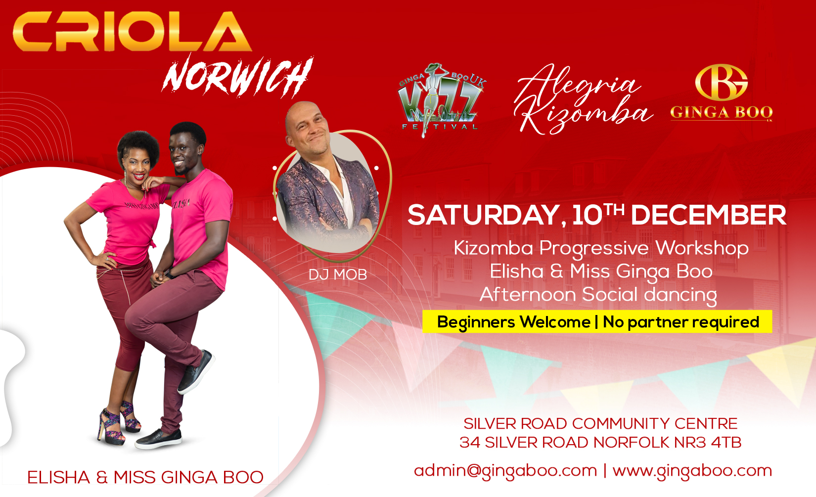 Criola Norwich - Xmas - Kizomba Workshop & Social