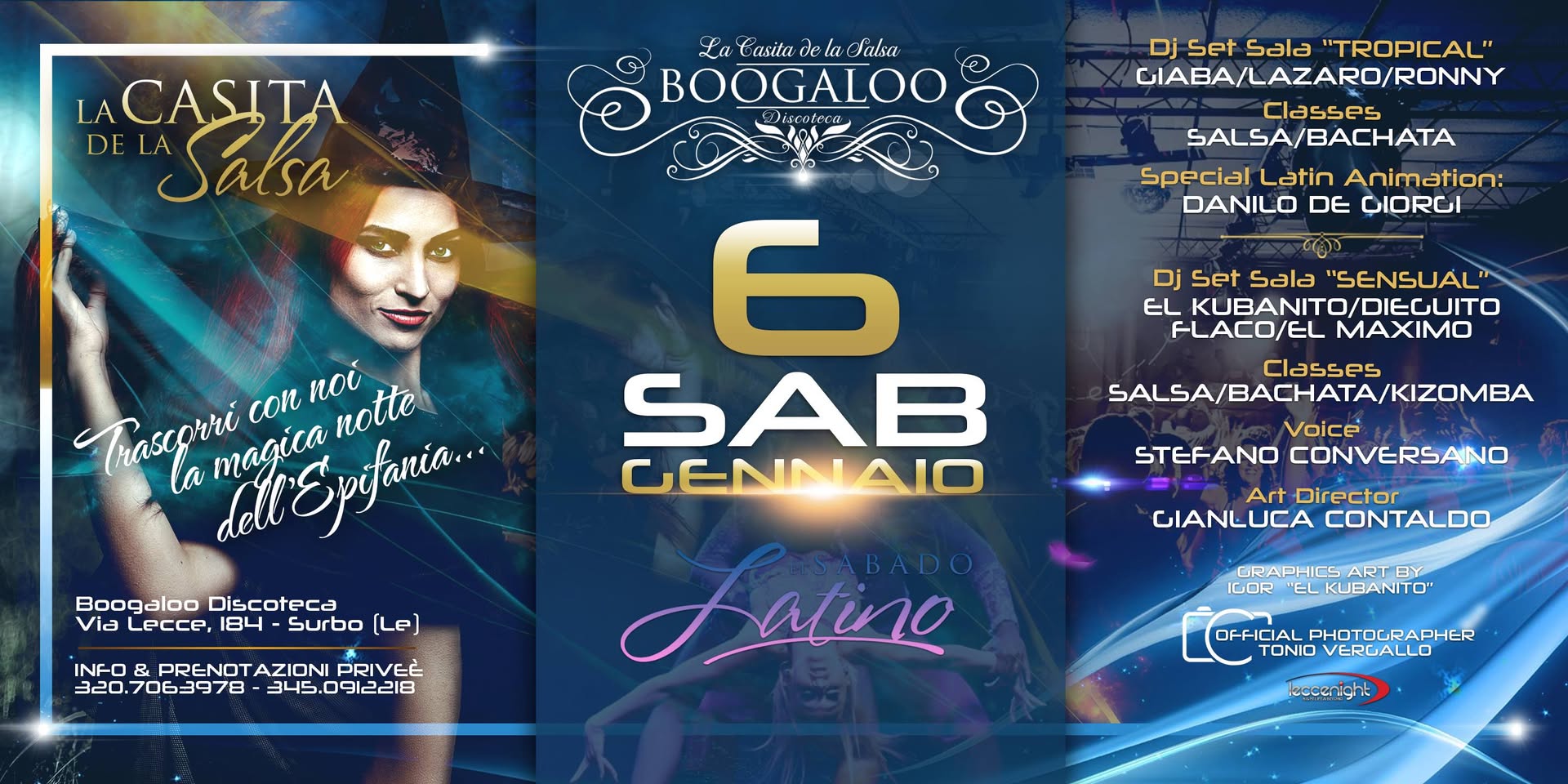Boogaloo "Speciale Epifania" 6 Gennaio 2018