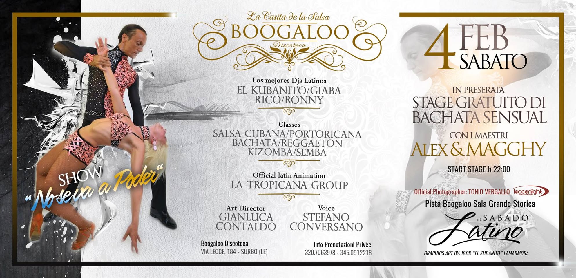 Boogaloo - El Sabado Latino 4 Febbraio 2017