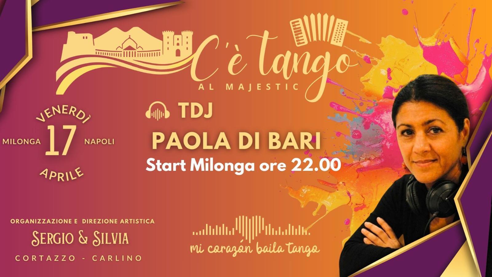 C’è Tango al majestic Venerdì 17 Aprile