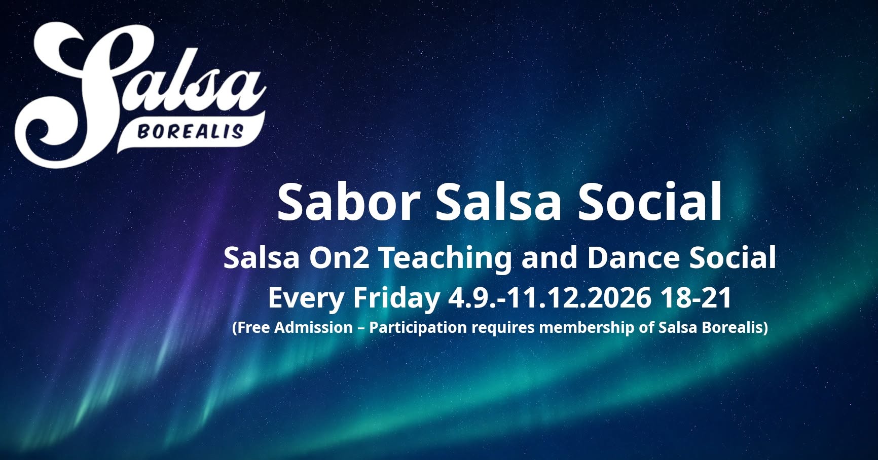 Sabor Salsa Social with Teaching Salsa Borealis