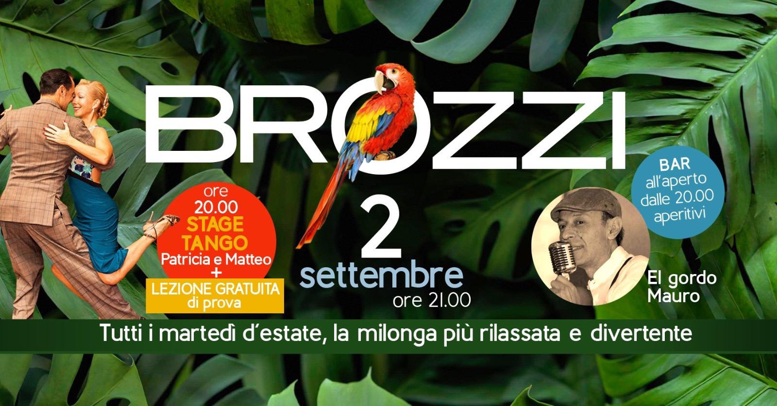 Milonga di Brozzi Dj Mauro, workshop e prova gratuita 🍹