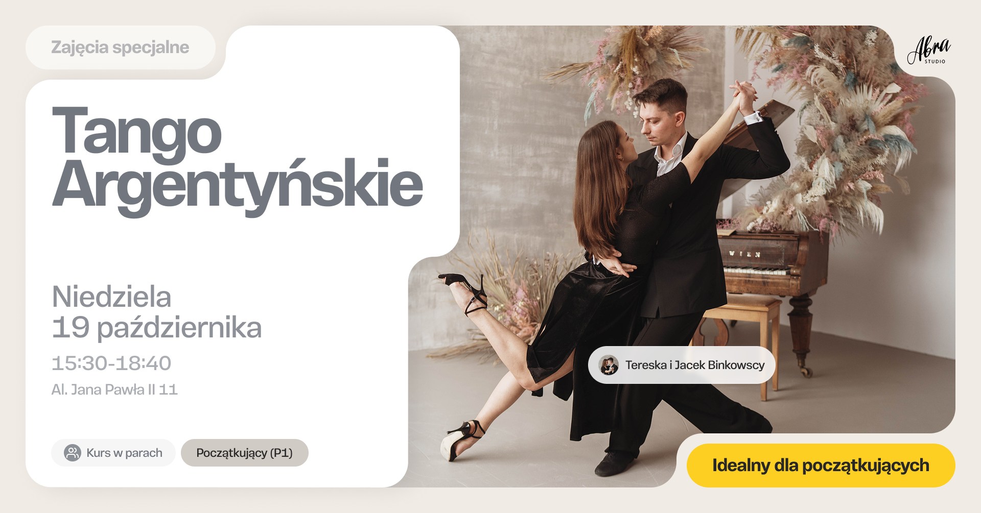 Tango Argentyńskie z Tereską & Jackiem dla początkujących (P1)