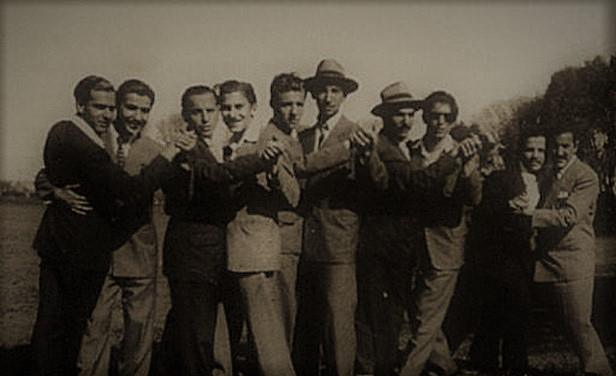 Técnica de tango masculina