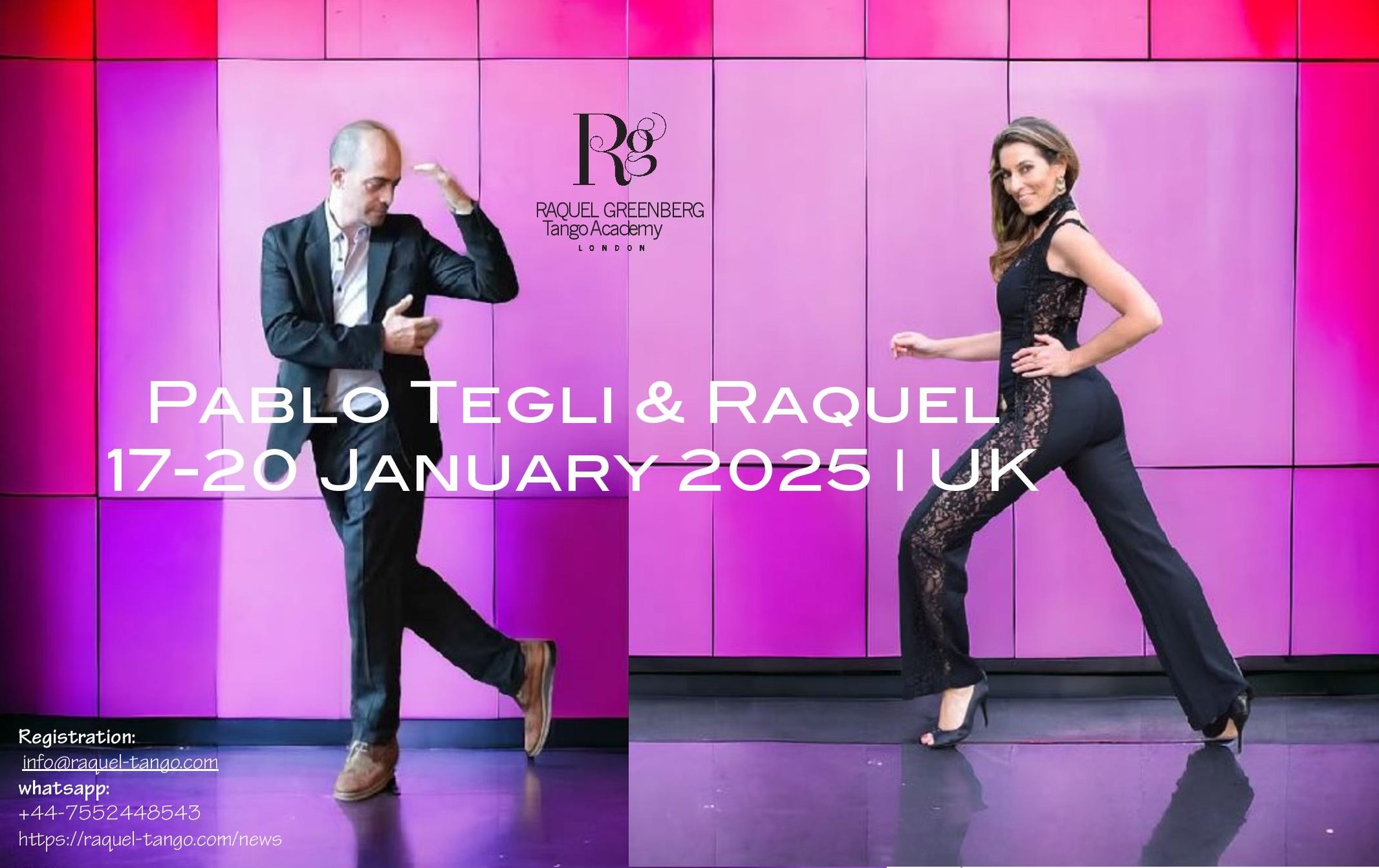 Pablo Tegli & Raquel 17-20 January 2025