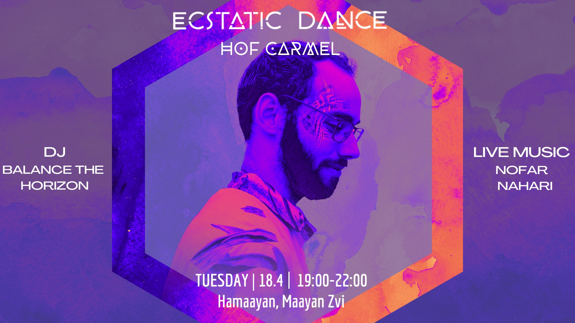 Ecstatic Dance Hof Carmel - Tuesday Weekly Sessions